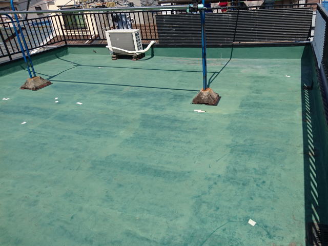 ウレタン防水通気緩衝工法サラセーヌＱＶ工法・工事工程